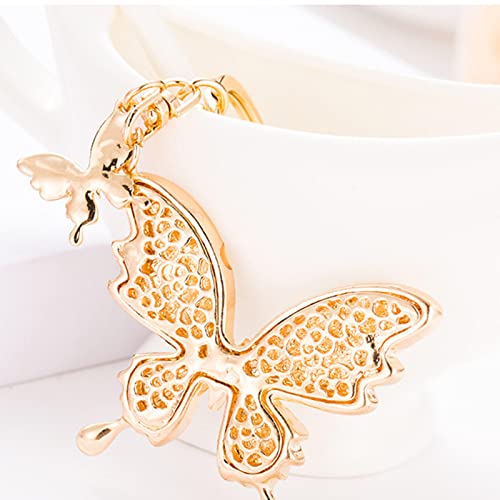 Key Chain ,Car Keychain For Men And Women,Butterfly Keychain,Multifunctional Keychain,Cute Accessories For Women,White #TOP1