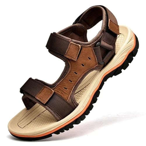 Mens Beach Leather Sandals Outdoor Sports Male Summer Shoes2