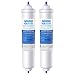 GOLDEN ICEPURE 2 Pieces Refrigerator Water Filter Compatible with Samsung DA29-10105J, DA29-10105J HAFEX/EXP, DA99-02131B, WSF-100, EF9603, HAIER LG Inline Refrigerator