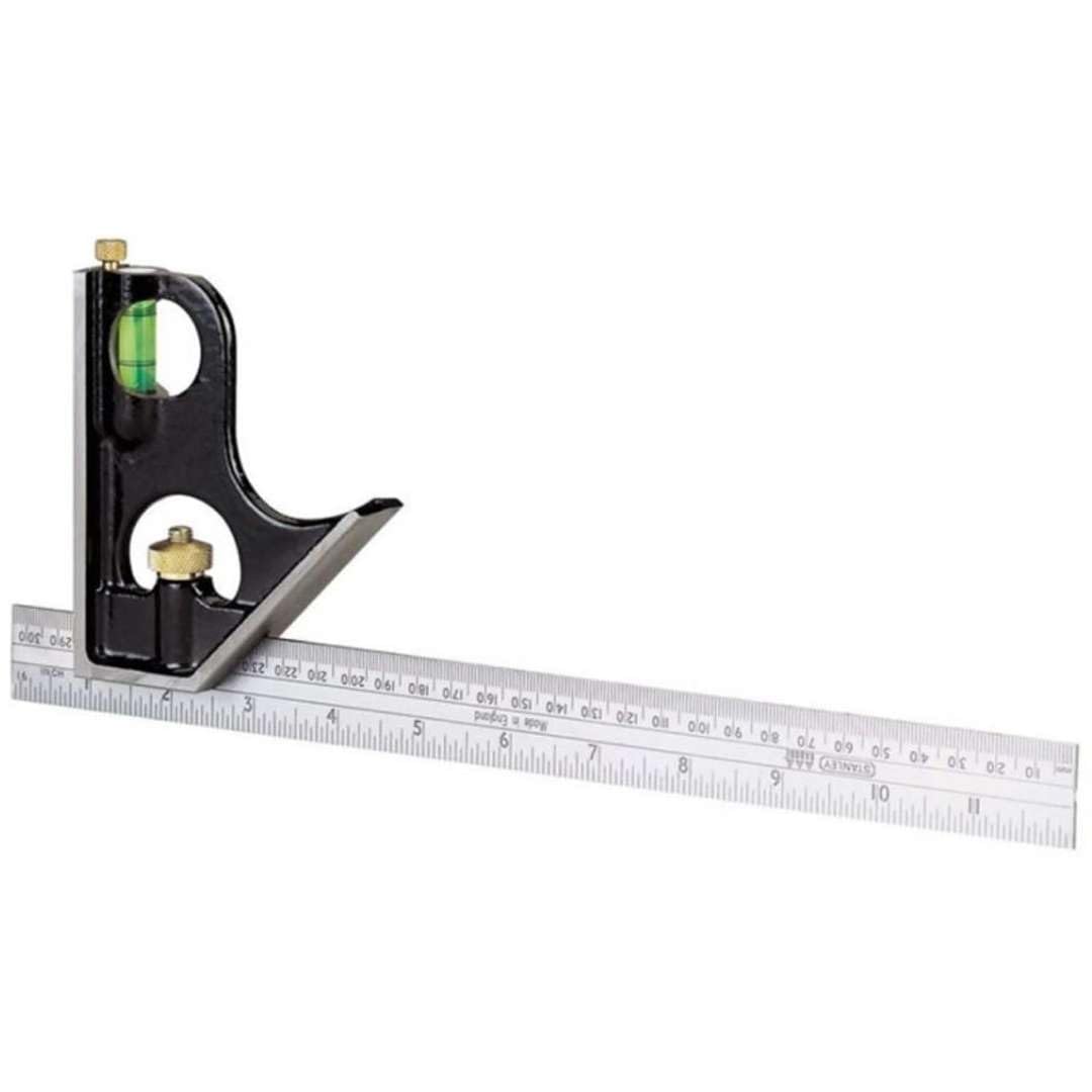 Stanley STA046151 - Escuadra para carpintería (tamaño: 300mm)