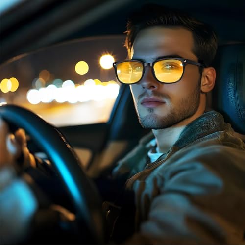 Image of ️ Blue Light Blocking Computer Glasses for Men & Women | Specs for Men Stylish, Chashmaa, Spectacles Frames, Gaming Glasses, Anti Glare, UV Protection Sunglasses, TR90 Eyeglasses