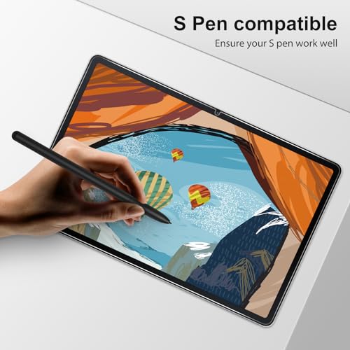 SPARIN 2 Pack Screen Protector for Samsung Galaxy Tab S11/ S10 Lite/ S10 FE/ S9 FE/ S9, (11"& 10.9") Tempered Glass Compatible with S Pen, Case Friendly, Anti-Scratches
