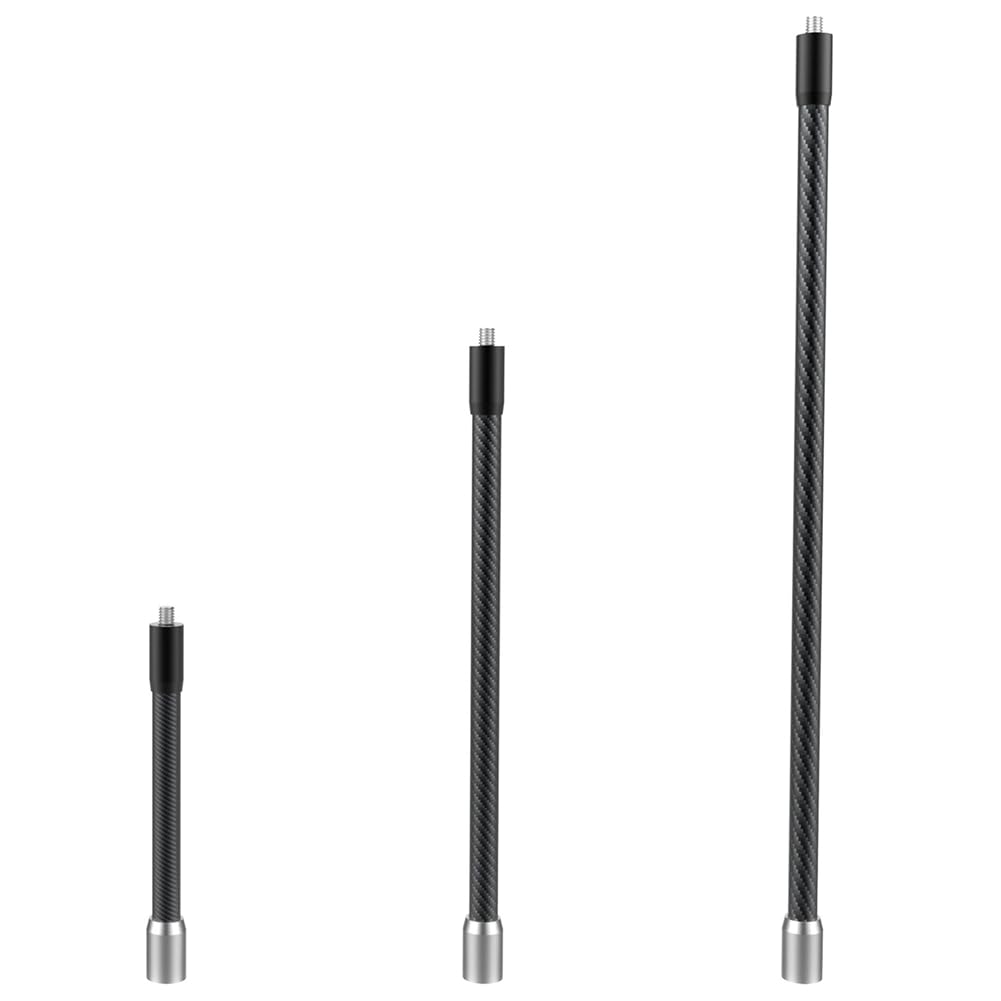 Varilla de extensión de fibra de carbono premium con tornillo de 1/4 8