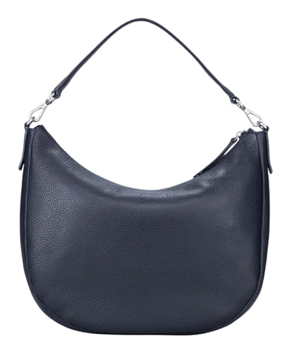 Bolso hobo JOST Vika azul marino con doble función de hombro y bandolera 5