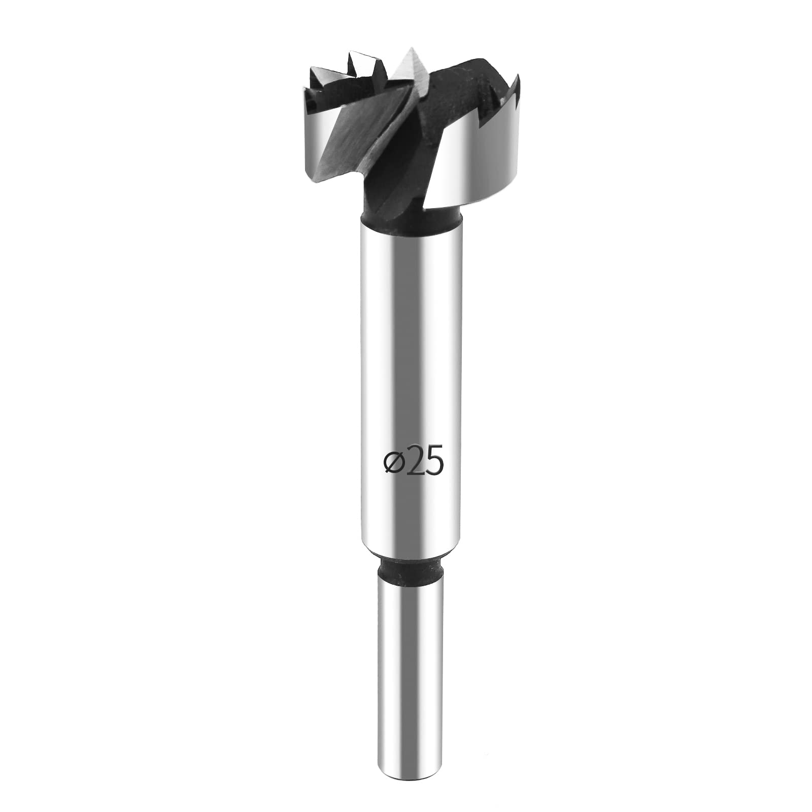 HPHOPE 25mm Forstner Bit, Forstner Drill Bit 25mm for Wood, Drill Bits Round Shank