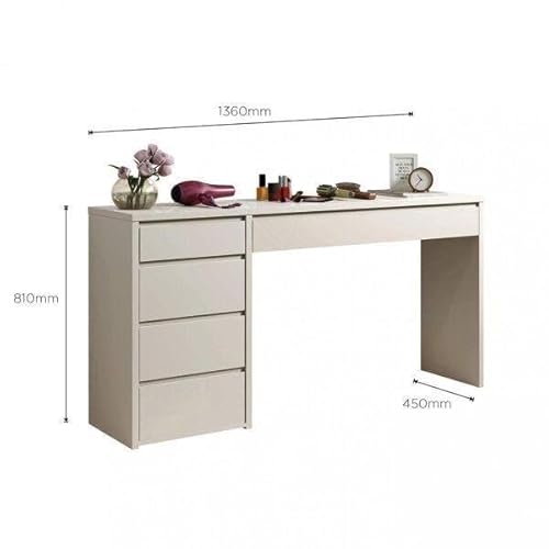 Escrivaninha 5 Gavetas Berlim Mavaular Off White