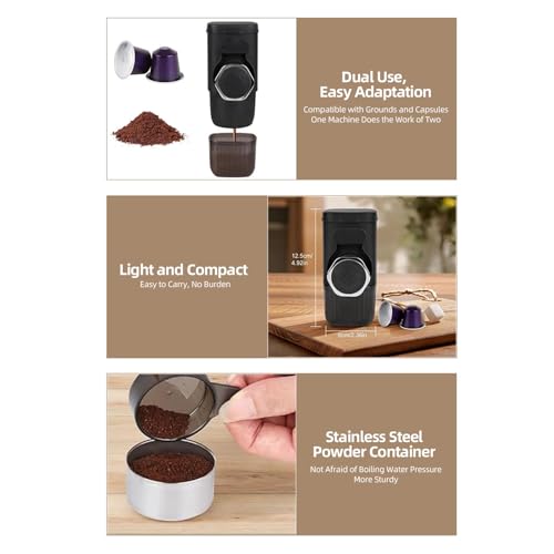 Cafetera portátil de vacío con presión alta 1200 cc miniatura 2