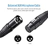 SONICAKE XLR Microphone Cable 3m/10ft Male to Female 3 Pin Nylon Braided for Studio Recording, Mic Mixer and Live Production, Black #4