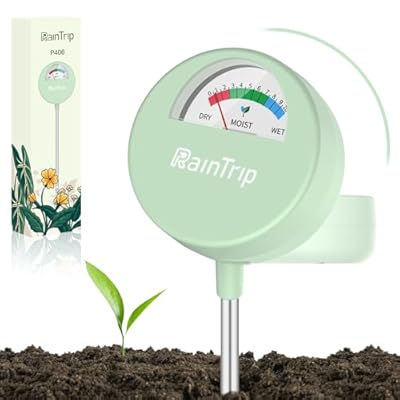 [Upgraded] Soil Moisture Meter, Moisture Meter for Plants, Soil Tester, Great for Garden, Lawn, Farm, Indoor & Outdoor Use, No Battery Required