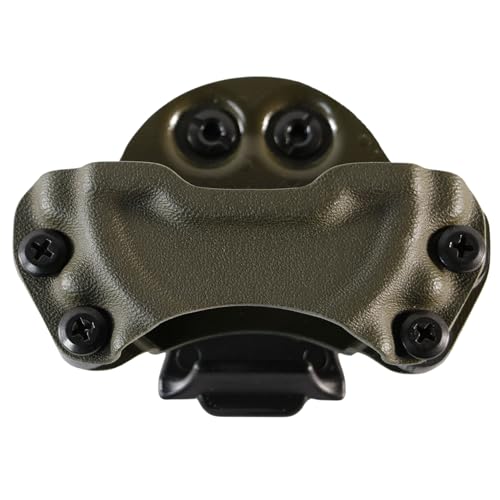 Can Holder for Tobacco Nicotine Energy Caffeine and Coffee Pouches | Strong Durable Belt Holster or Car Visor Clip | Perfect Friction Fit | Comfortable Holder for Easy Can Access | (OD Green)