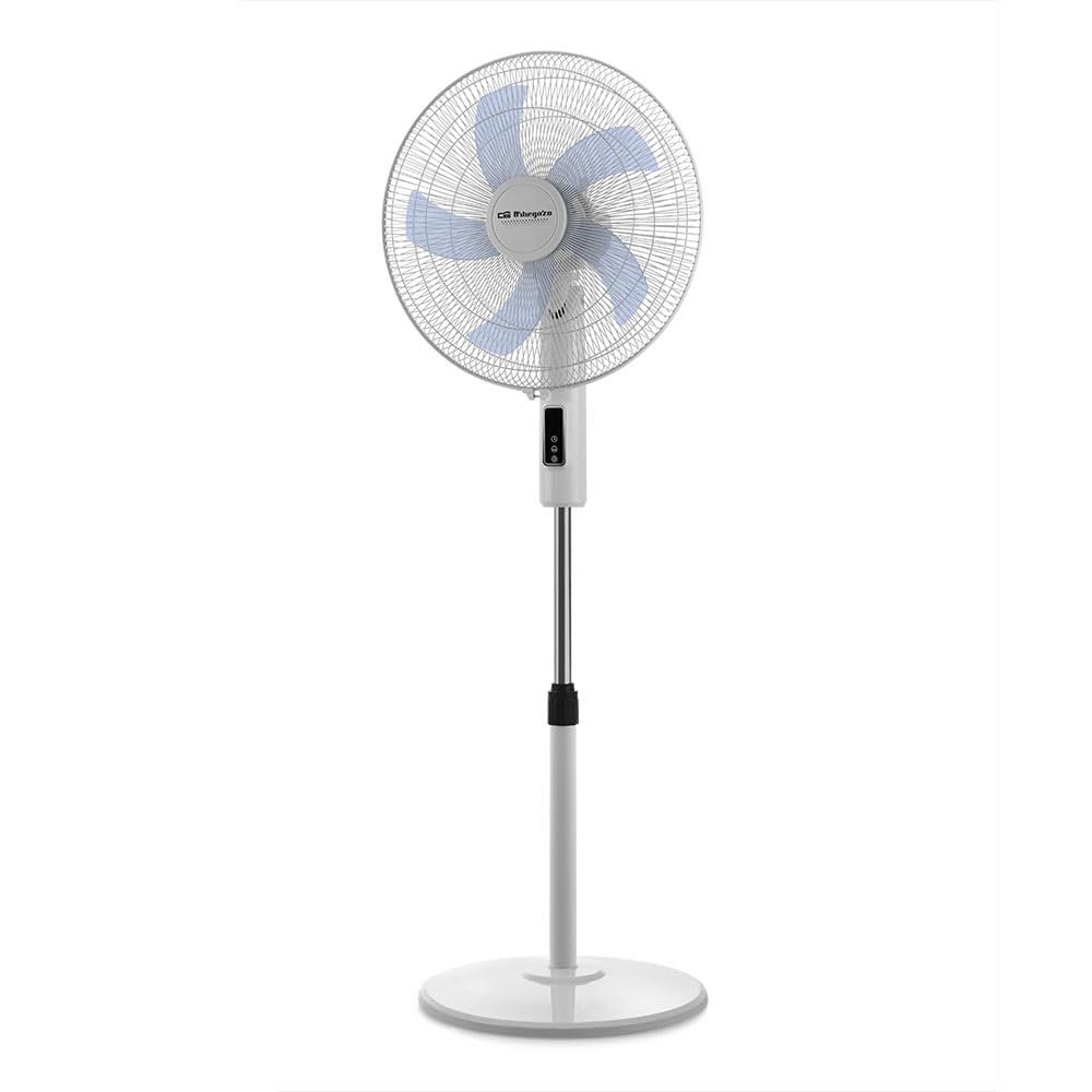Orbegozo Ventilador de Pie SF 1240 45W Mando a Distancia 3 Velocidades Oscilante 40cm Altura Regulable