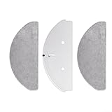 Rackumic Wischtuchhalterung für Roborock für Q7 M5 für Q7 M5 Plus für Q7 L5 für Q7 L5 Plus Saugroboter 3-teiliges Set Kunststoffkonstruktion zur Hartbodenreinigung in Haus und Garten