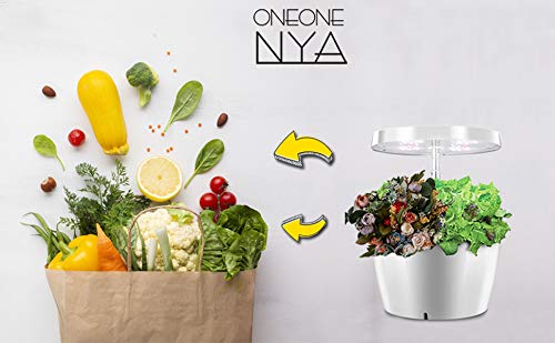 水耕栽培キット ワンワンニャー(oneone nya) 植物育成ライト付き 家庭用水耕栽培 育苗・育成 高級品 日本語取扱説明書付き（IGS-01） 7枚目