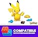MEGA Pokémon Building Toys Set Pikachu & Zubat with 40 Pieces, 2 Poseable Characters and Poké Ball, 2 Inches Tall, for Kids