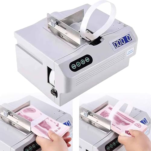 Machine de cerclage de billets automatique pour éviter les erreurs d'emballage d'argent