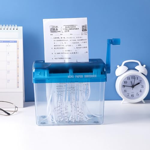 Hand-Aktenvernichter, Manueller Aktenvernichter für Papier...