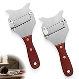 2PCS Trüffelhobel Edelstahl mit Einstellbarer Klinge, Trüffel...