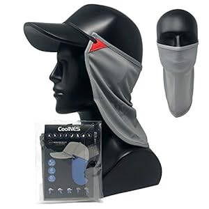 UV Sun Protection Neck Drape Adjustable Multifunctional 2 in 1 Face Covering for Outdoor Fishing – Unisex