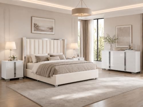 AMERLIFE Upholstered Queen Bed Set