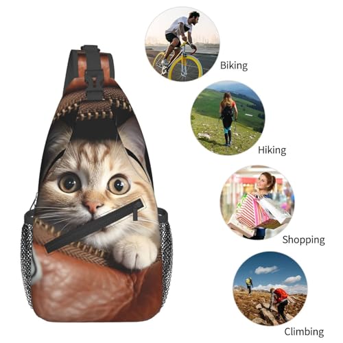 Bolso Pequeño Bandolera para Senderismo Unisex miniatura 6