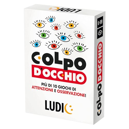LUDIC - Colpo d’Occhio Cards - Più Di 10 Giochi Di Attenzione E Osservazione! | Giochi di Carte, Gioco Da Tavolo Per Tutta La Famiglia, Giochi Di Società Per Adulti e Ragazzi, Ottima Idea Regalo