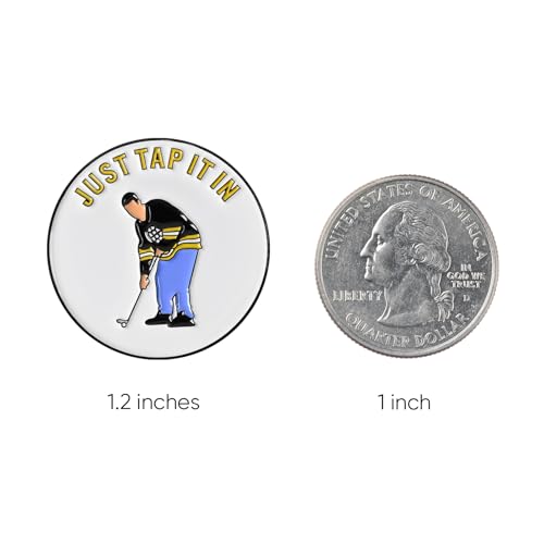 ZEETY Funny Magnetic Golf Ball Marker
