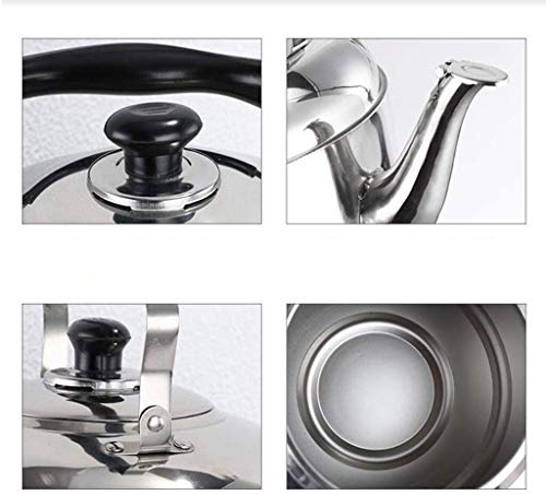 Teapot whistle bouilloire inox 6L cuisinière gaz et induction