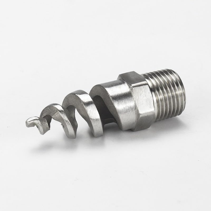 Hollow Cone Fountain Outdoor Spiral Fog Jets Stainless Steel Spiral Cone Nozzle SS304(SS316 Sandblasting,2'')