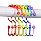 Amazon.com: Qazvmlp Shower Curtain Hooks,304 Stainless Steel Shower ...