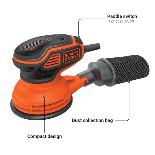Black & Decker BDERO600 Black+Decker Orbital Sander thumb #6