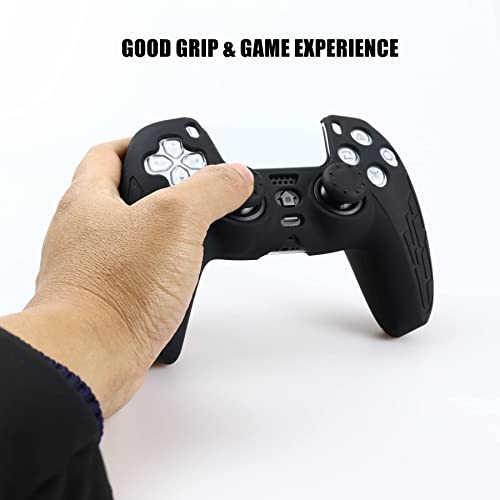 Image of Silicone Skin for Ps5 Controller, 1pc Anti-Slip Shell Cover Case with 10 Joystick Grips for Playsation 5 Controller Wireless Gamepad(PS5 Controller #8)