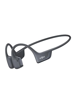 SHOKZ New OpenRun Pro 2- Bone Conduction Headphones, Open-Ear Bluetooth Wireless Sport Earphones for Running, Workouts - Sweat Resistant, Secure Comfortable Fit -Deep Bass, Smart Mic, Reflective Strip