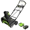 Greenworks 80V (75+ Compatible Tools) 20” Brushless Cordless Snow Blower, 2.0Ah Battery and Charger Included
