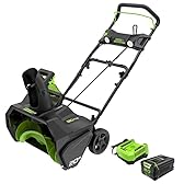 Greenworks 80V (75+ Compatible Tools) 20” Brushless Cordless Snow Blower, 2.0Ah Battery and Charger Included