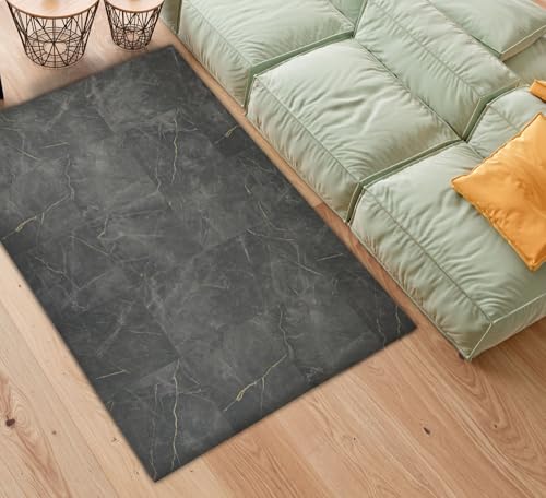 Tapis vinyle anthracite antidérapant contre les sols glissants - 3