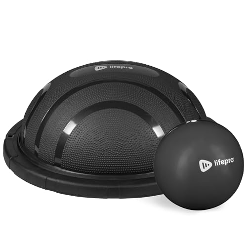 LifePro Balón de Equilibrio Medio – Trainer de Estabilidad para Ejercicio, Entrenamiento Corporal y Fisioterapia – Equipo Antideslizante para Mejora de Equilibrio
