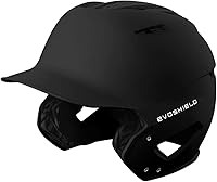 EvoShield XVT 2.0 Batting Helmet - NOCSAE Certified, Lightweight Protection & Comfort for Baseball Hitters, Gloss Black XS