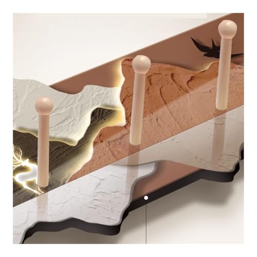 Perchero de pared marrón para llaves y bolsos en el recibidor 7