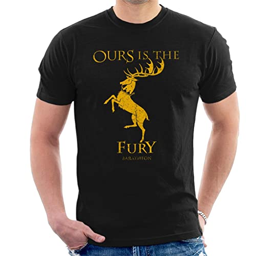 Image of All+Every Game of Thrones Baratheon Ours is The Fury Men's T-Shirt Black