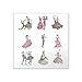 CafePress Autocollant pour pare-chocs Motif flamenco espagnol, claire, Large - 5x5
