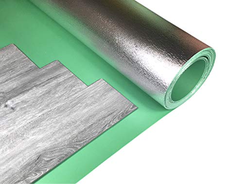 Vinyl Click LVT Flooring Underlay/Underlayment - Damp Proof Membrane Installed