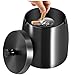 Produktbild Royouzi Ashtray, Ashtray with Lid, Stainless Steel Ashtray for Outdoors, Storm Ashtray as Wind Ashtray, Standing Ashtray with Non-Slip Base for Outdoor and Indoor Use