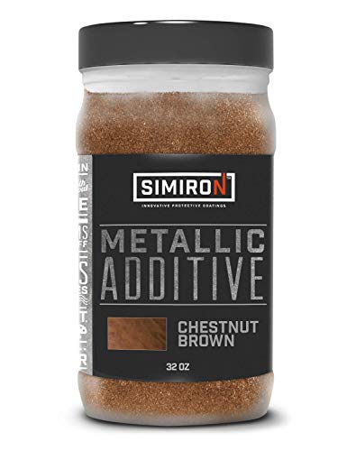 Flash Deals - 80% OFF Simiron Metallic Additive- Durable- Unique Design- for Epoxy Floors- Chestnut Brown- 32 oz