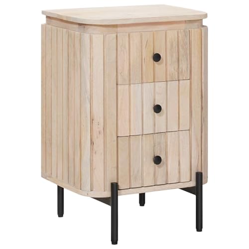 Table de chevet 3 tiroirs pour optimiser le rangement d'une chambre - 2