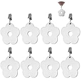 Umfangreich Verwenden: Tischdeckenclips eignen sich für zu Hause, draußen Parteien, Picknicks, Restaurant, Hochzeiten, Buffets, Abendessen, Camping. Schützt Ihre Tischdecken und Tischtücher vor dem Verrutschen oder Wegfliegen.