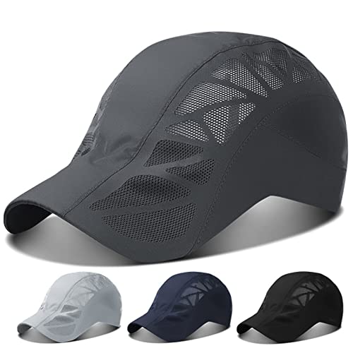 Thin Peaked Cap, Quick Dry Sun Hat Mesh Flat Cap Breathable Summer Newsboy Hat Adjustable Mens Flat Cap - Out Door Activities #TOP4