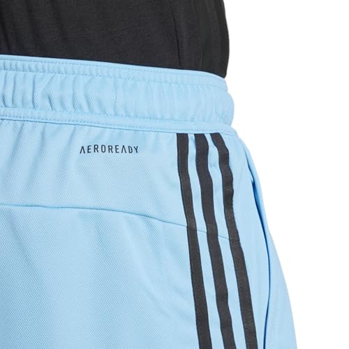 Image of adidas Tr-ES PIQ 3Sho Men Blue Training Shorts Size -