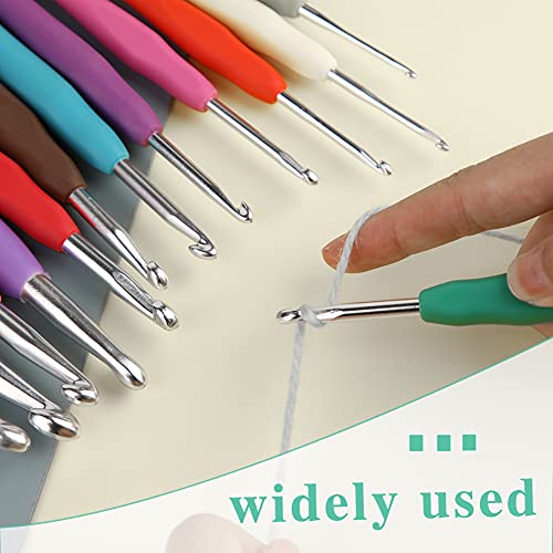 Image of Mayboos 72 Pcs Crochet Hooks Set, Crochet Hooks Kit