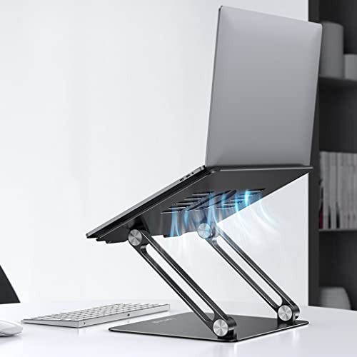 Soporte para computadora portátil con base elevada para refrigeración óptima 4