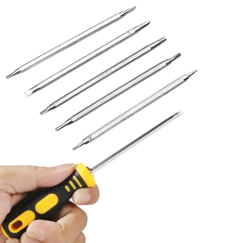 VitalBloom トルクスドライバー 精密ドライバーセット T5 T6 T7 T8 T10 T15 六角星形 磁気ドライバー 修理 分解 交換用 工具 家具組立 車載工具 カメラ スマホ修理キット 差し替えドライバー